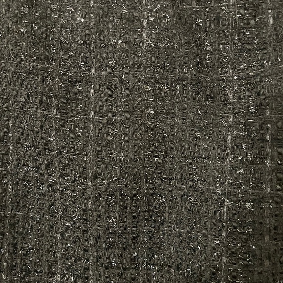 Vintage 90s Dalia Collection Black Sparkle Tweed Mini Pencil Skirt Size 8 NEW! - Picture 12 of 12